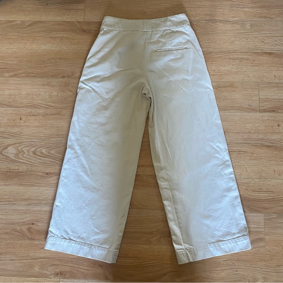 Club Monaco Cream Wide-Leg Jean Trousers - Picture 10 of 16